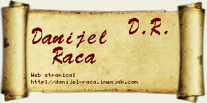 Danijel Raca vizit kartica